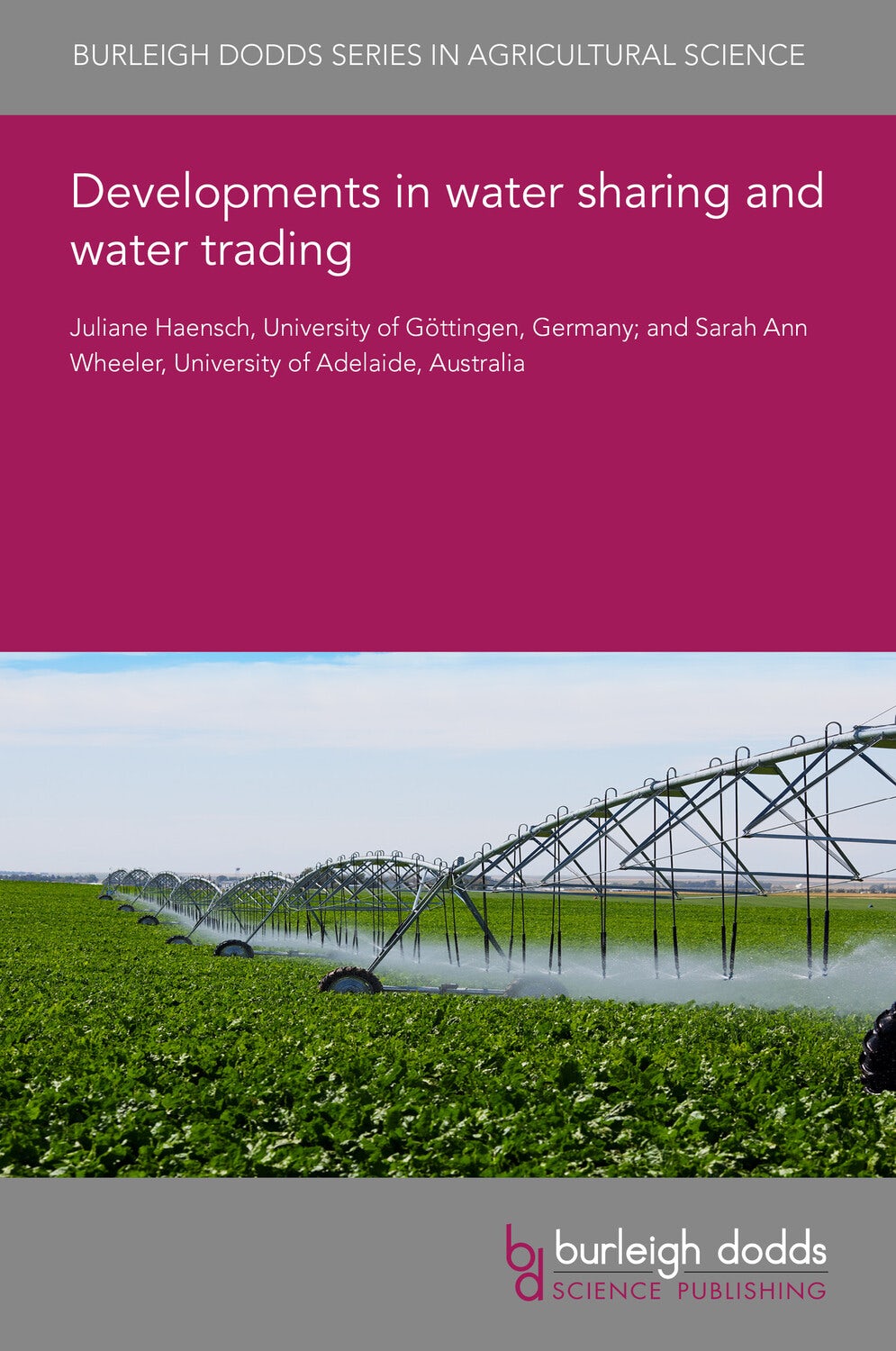 Book cover image for Developments in water sharing and water trading ISBN: 9781835451793